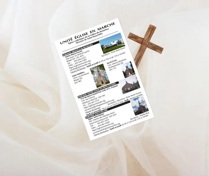 livret feuillet paroissial